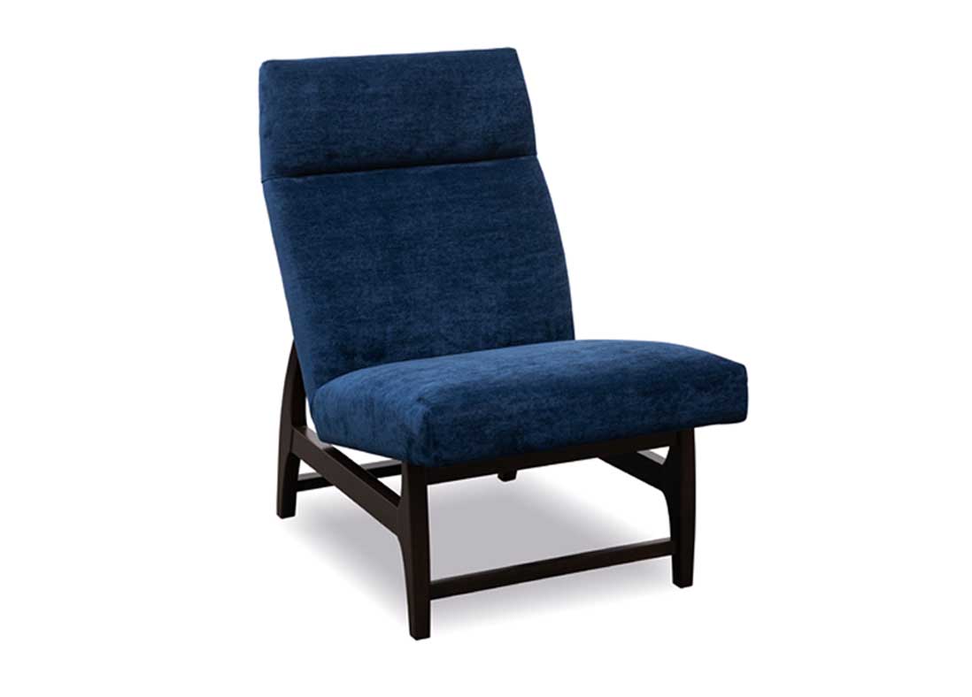 Draper Slipper Chair Blue Mist